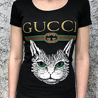 Платье Gucci Dress Angry Cat with Web Black хорошее качество