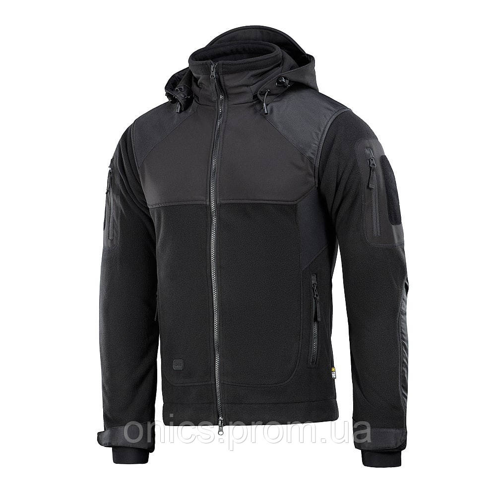 M-Tac куртка Norman Windblock Fleece black хорошее качество - фото 2 - id-p2197567424