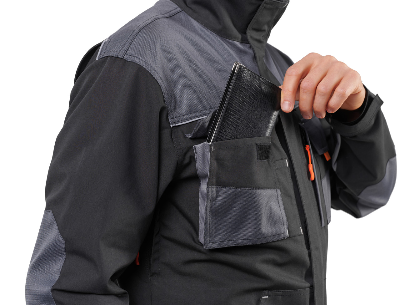 Куртка рабочая защитная SteelUZ Grey 23 (рост 182) спецодежда - фото 9 - id-p1688025081