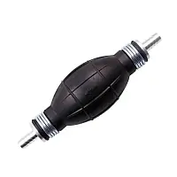 Гумова груша для підкачування палива 8мм зі зворотним клапаном (прямий штуцер)