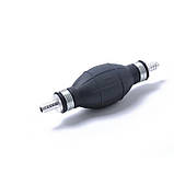 Гумова груша для підкачування палива 10мм зі зворотним клапаном (прямий штуцер), фото 2