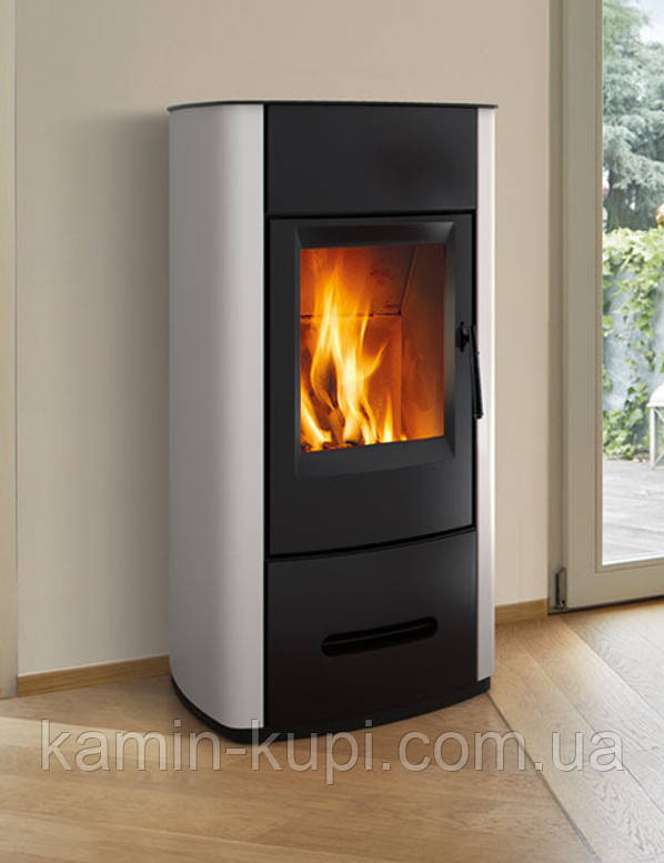 Піч-камін E928 STEEL HERMETIC Piazzetta Італія 11,0 кW, фото 1