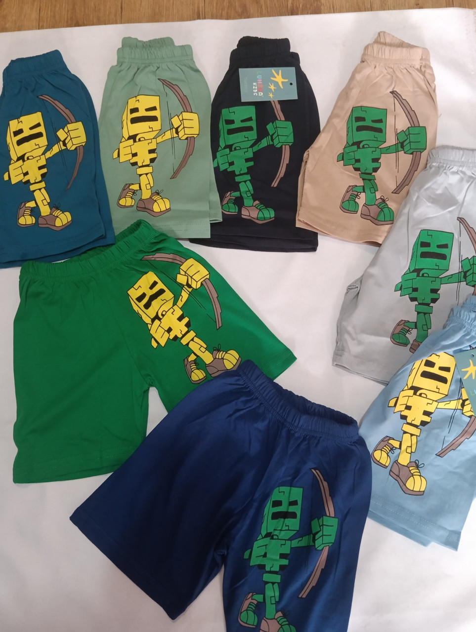 Шорти "Скелет" для дітей 1/4 роки; Гурт. Туреччина, фото 1