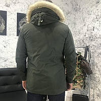 Зимняя Куртка Canada Goose Carson Parka Military Green хорошее качество