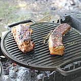 Сковорода плато-гриль Brizoll чавунна двостороння Ø320 мм, фото 6