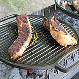 Сковорода плато-гриль Brizoll чавунна двостороння Ø320 мм, фото 7