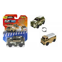 Машина Flip Cars 2 в 1 Командная грузовик и грузовик-заправщик ВВС (EU463875-29) sn