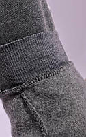 Спортивные штаны унисекс утепленные на флисе темно-серые хорошее качество