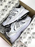 Кроссовки New Balance 530 (Белые с темно/синим)