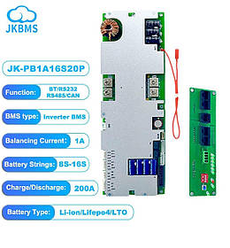 JiKong BMS PB2A16S20P 200A 8S-16S 2A Pylon, Deye, Victron, Must, Growatt, Axioma, GoodWe