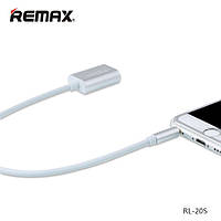 Audio разветвитель AUX Sharing RL-S20 3.5 miniJack gold Remax 320401 хорошее качество