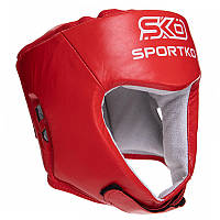 Шлем боксерский открытый ФБУ ОК1 SP-4706 Sportko M Красный (37451036)