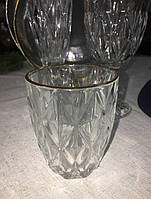 Набор стаканов низких OLens Золотой изумруд 01-055 270 мл 6 шт хорошее качество