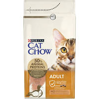 Сухой корм для кошек Purina Cat Chow Adult с уткой 1.5 кг (7613035394117) sn