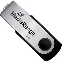 USB флеш накопитель Mediarange 32GB Black/Silver USB 2.0 (MR911) sn