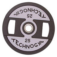 Блины (диски) с хватом TG-1837 Technogym 25кг Черный (56542003)
