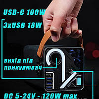 Многофункциональная портативная зарядная станция O2 Project Повербанк 80000 mAh Зарядная станция для ноутбука