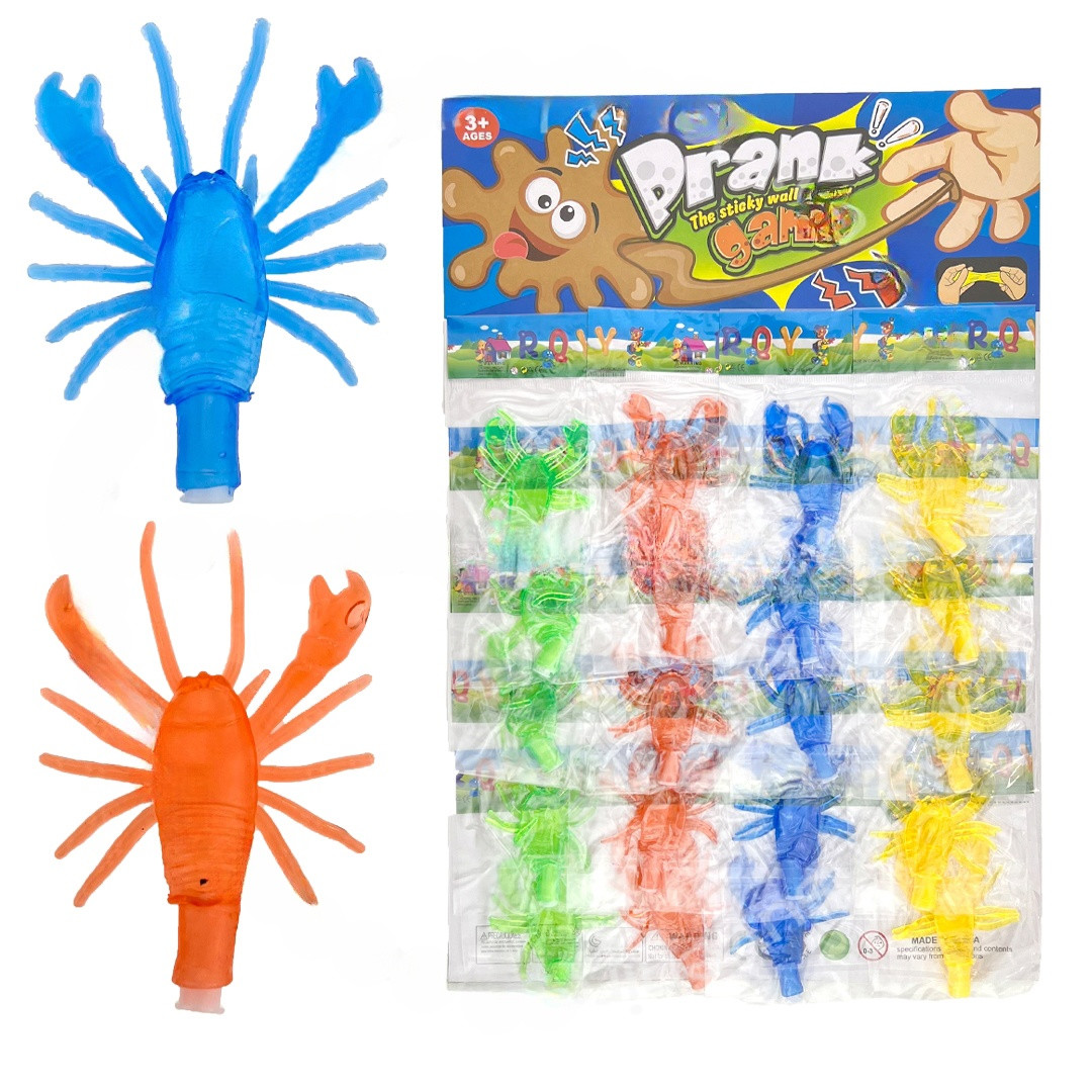 Лизуни липучки іграшки свисток Рак уп 20 шт., фото 1