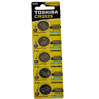 Батарейка Toshiba CR2025 Lithium 3V 1шт.