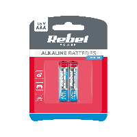 Батарейка Rebel ААА LR03 Alkaline Extreme 1.5V на блістері BAT0090B