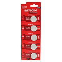 Батарейка Etron CR2016 3В Lithium Battery