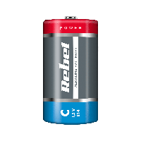 Батарейка Rebel R14 Alkaline 1.5V BAT0063