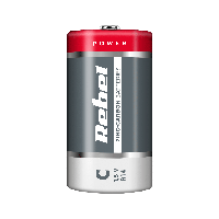 Батарейка Rebel R14 Zinc-Carbon 1.5V BAT0083