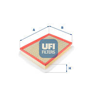Воздушный фильтр для автомобиля UFI 30.259.00 sn