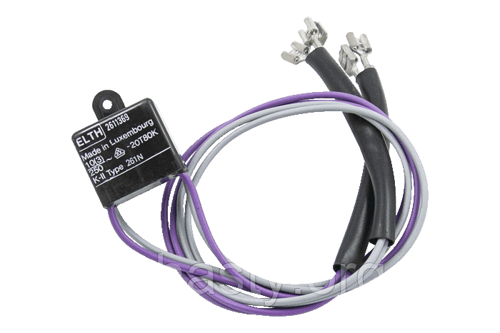 Датчик температури No Frost для холодильника Ariston С00851087 (с термозапобіжником, клеми)