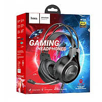 Наушники с микрофоном HOCO W106 Gaming;Black;Jack3.5mm;4Pin+переходник на 2*jack3.5