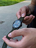 Чоловічий кварцовий годинник з нейлоновим ремінцем Skmei 9315AG Army Green, фото 7