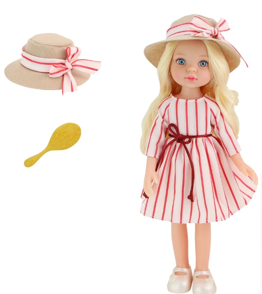 Лялька Міллі з капелюшком та щісткою для волосся 91099 E
