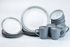 Набір столового посуду 4 предмети чашка / миска для супу / салатник / обідня тарілка HP20334