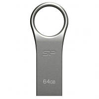 USB флеш накопитель Silicon Power 64GB Firma F80 Silver USB 2.0 (SP064GBUF2F80V1S) sn