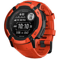 Смарт-часы Garmin Instinct 2X, Solar, Flame Red, GPS (010-02805-01) sn