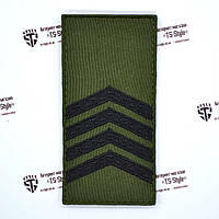 Погон Старший Сержант ЗСУ фон олива