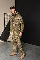 Мужской армейский костюм тактическая форма на флисе Мультикам Турция ВСУ (ЗСУ) 8656 L хаки хорошее качество