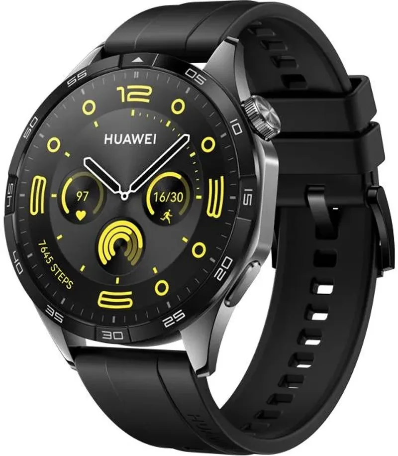 Умные часы Huawei Watch GT 4 Active Black - фото 1 - id-p2197668891
