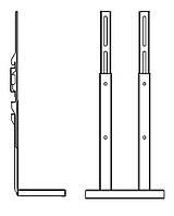 Полка универсальная для тюнера Electriclight LC-13-Gray 150х190 мм серая хорошее качество