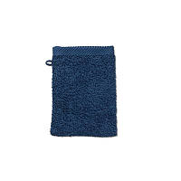 Полотенце-перчатка для лица Kela Ladessa 23284 15х21 см темно-синее хорошее качество
