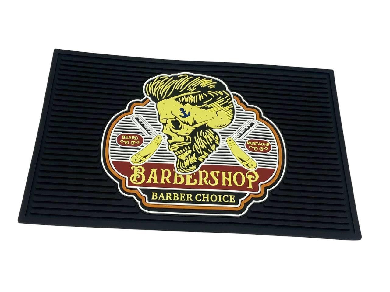 Термокилимок гумовий "BARBERSHOP" в асортименті малюнки