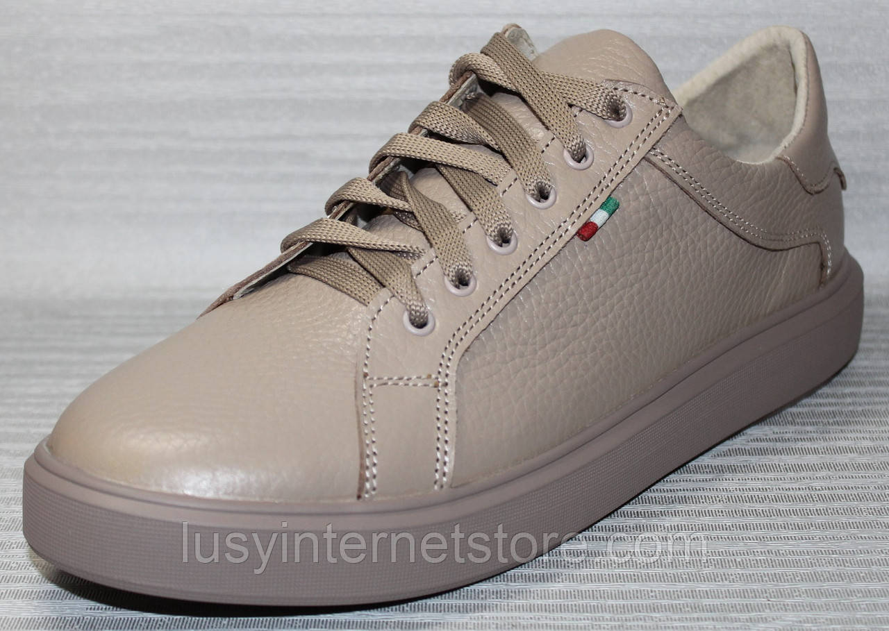 Кросівки шкіряні жіночі від виробника модель АМЖ23-5-2, фото 1