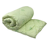 Одеяло двуспальное закрытое Arda Bamboo 20349 175х215 см салатовое хорошее качество