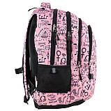 Рюкзак GoPack Education Teens 44x32x18 см, 19 л рожевий (GO24-162L-6), фото 5