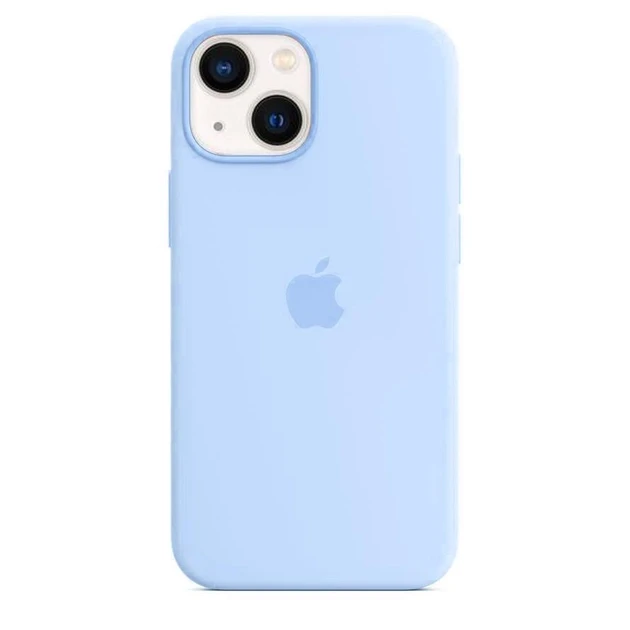 Чохол силіконовий для Айфон 13 / Silicone Full Case для iPhone 13 (Блакитний / Sky blue)