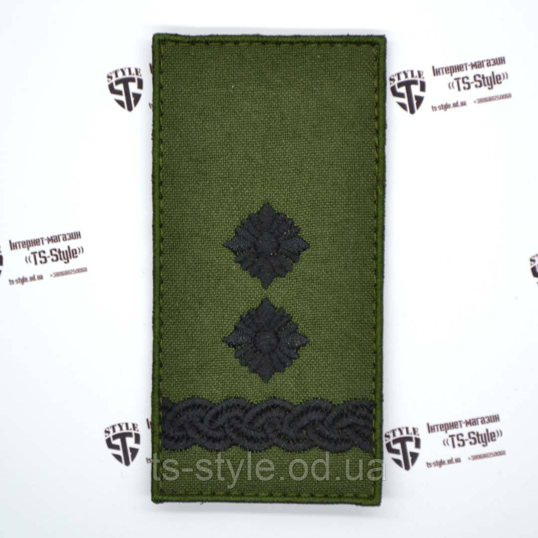 Погон Підполковник ЗСУ фон олива