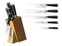 Набор ножей 6 предметов Black Royal Berlinger Haus BH-2425-SO хорошее качество