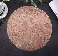 Салфетка сервировочная OLens Сияние DL21012676-1 38 см розовое золото хорошее качество