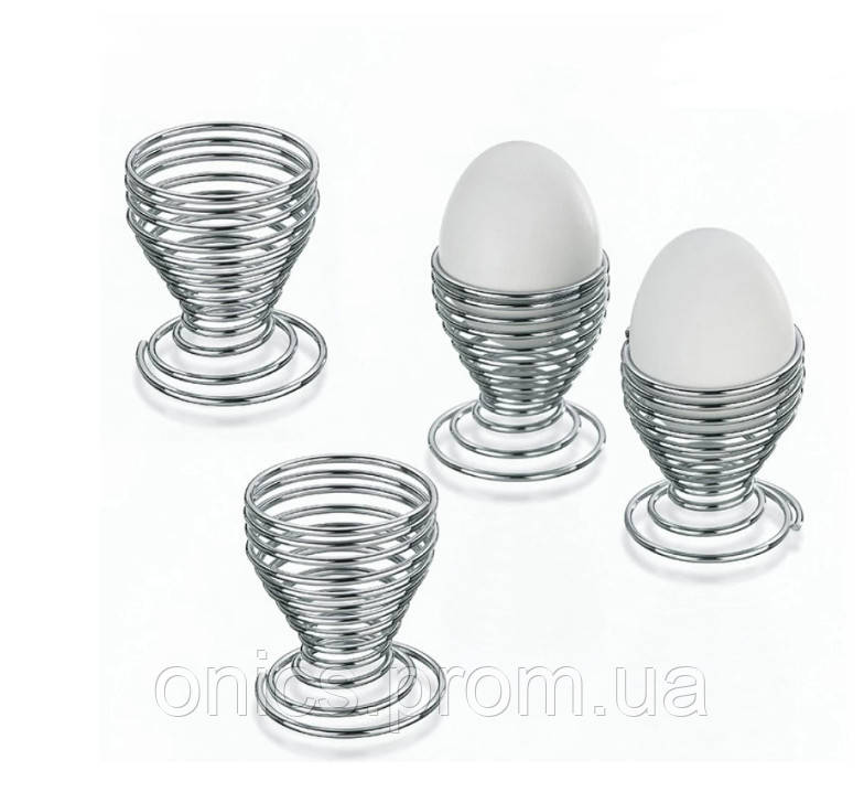 Набор подставок для яиц Kela Globul 17580 5х6 см 4 шт хорошее качество - фото 1 - id-p2197615633