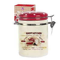 Емкость для сыпучих продуктов SNT Happy Kitchen 631-11 1200 мл хорошее качество